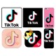 590292 TIK TOK LOGO imagine comestibila din vafa 30x20cm